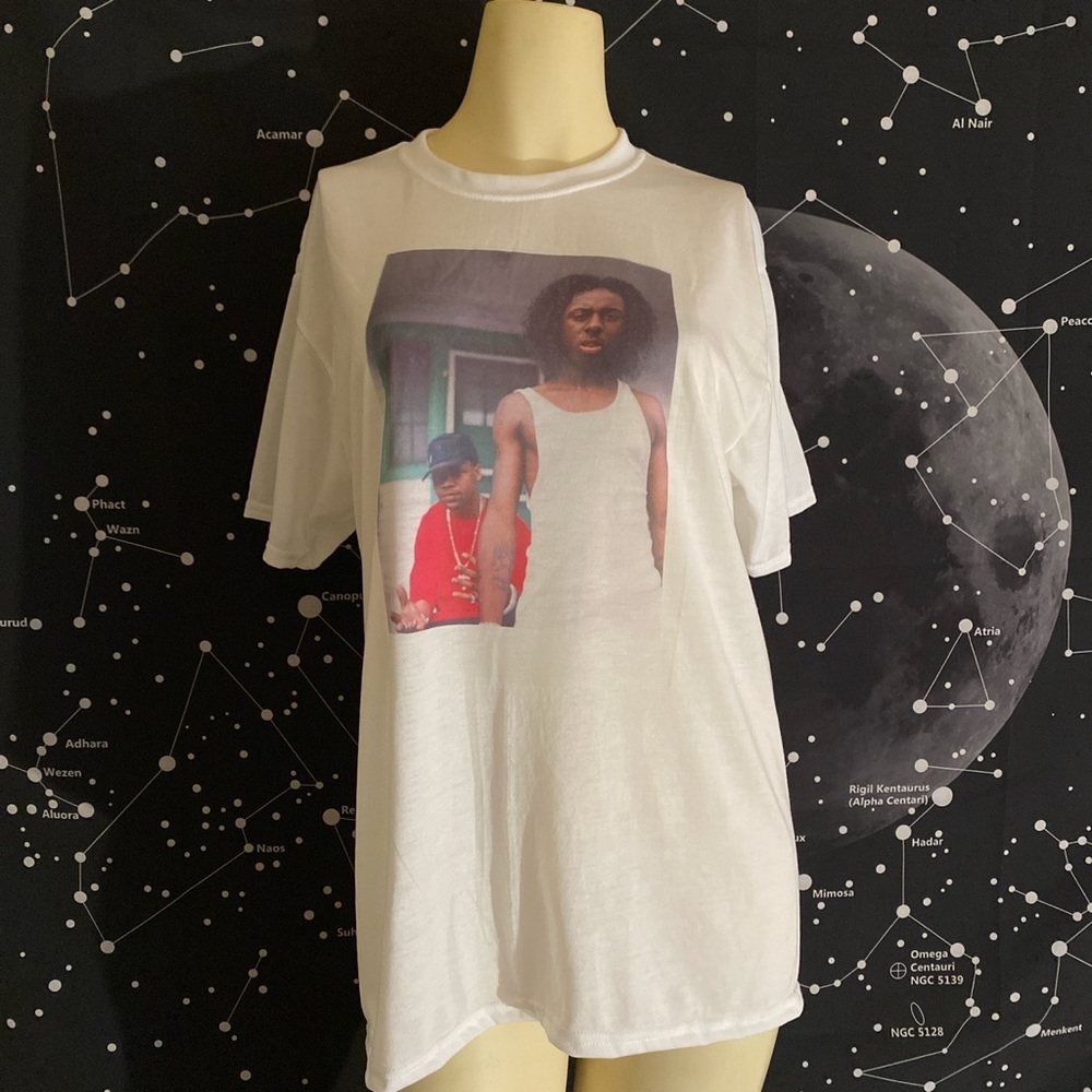 Lil Wayne & Juvenille graphic tee.
